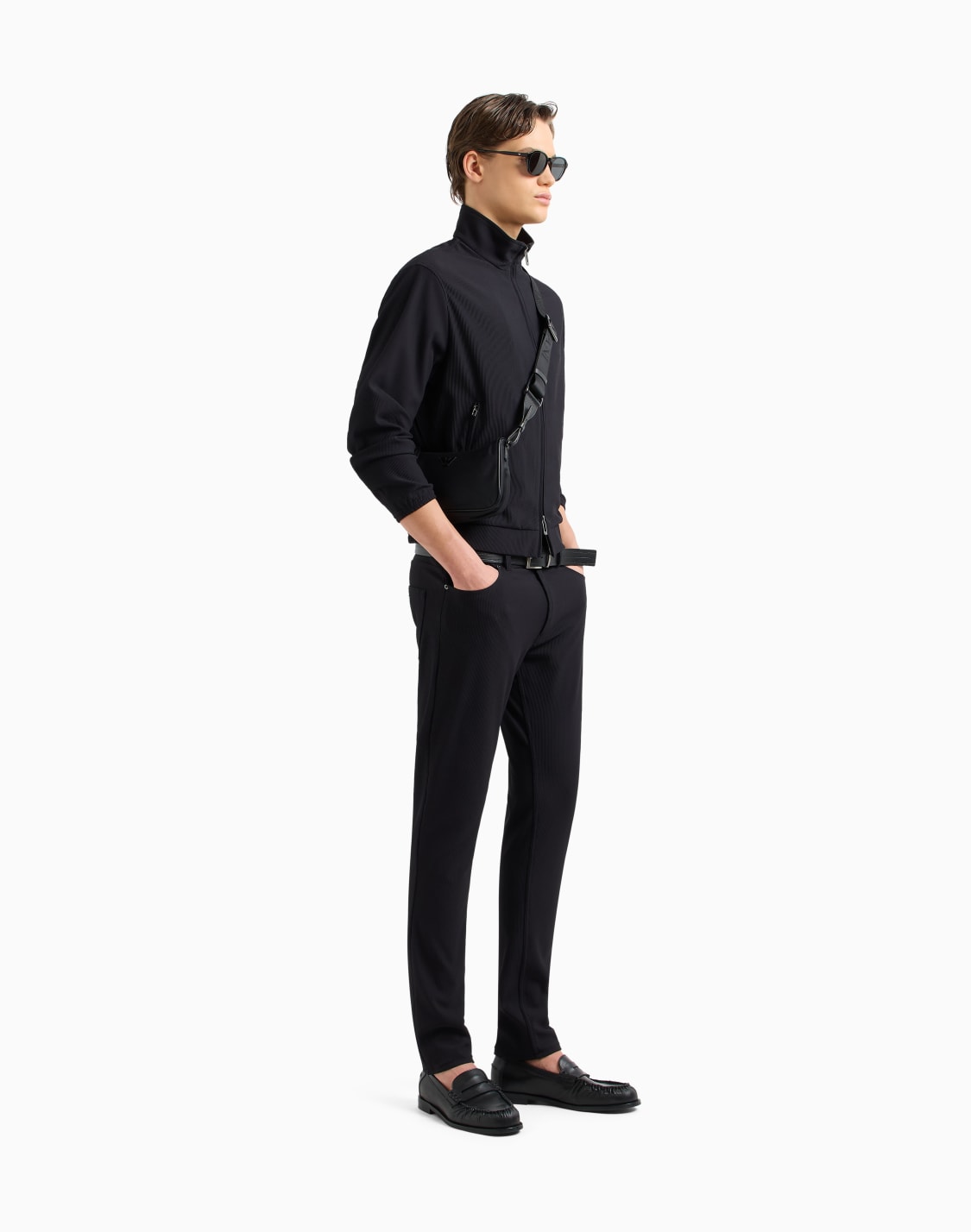cannet-effect-stretch-nylon-full-zip-blouson-black--emporio-armani
