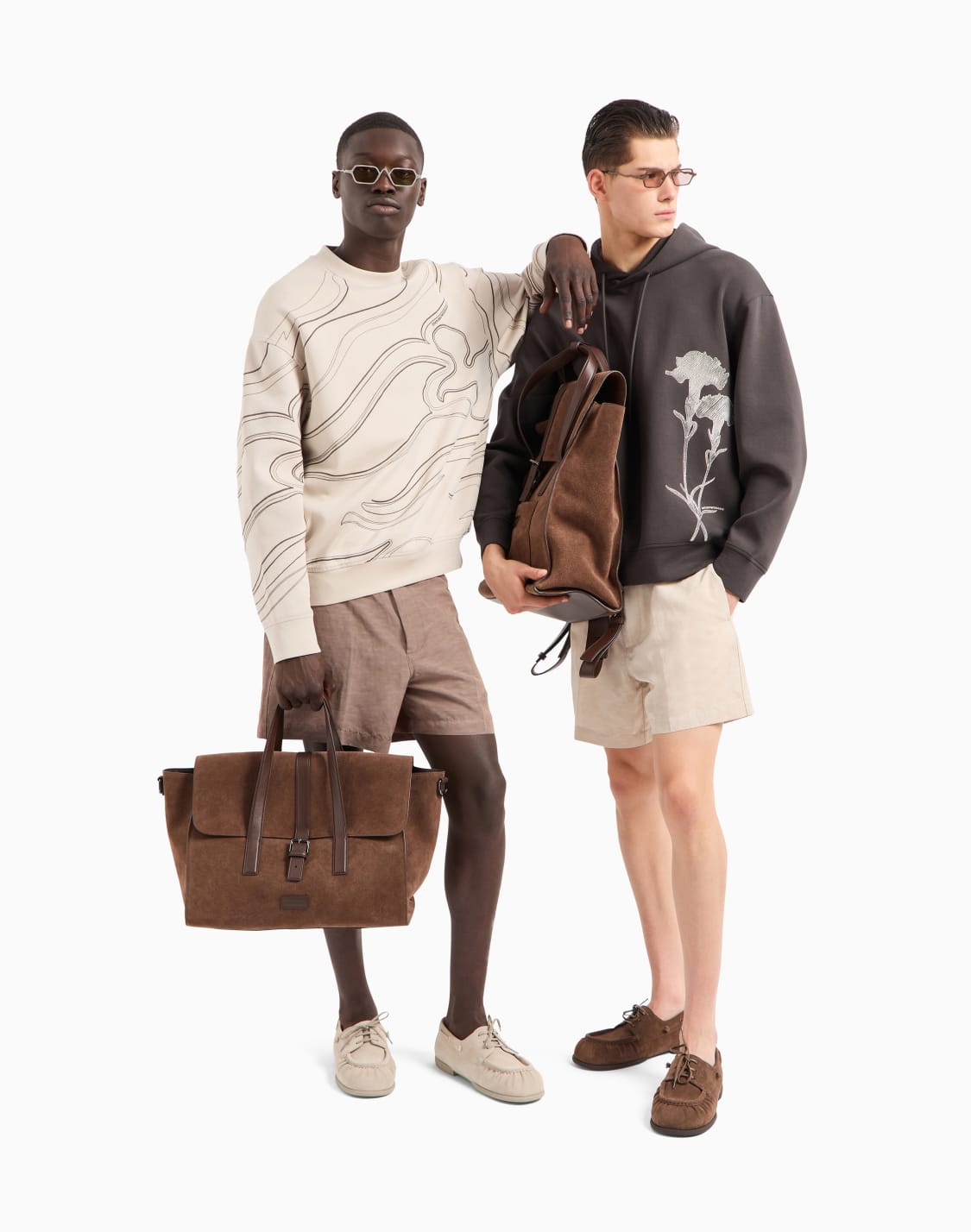 felpa-in-double-jersey-con-ricamo-impunturato-asv-grigio--emporio-armani