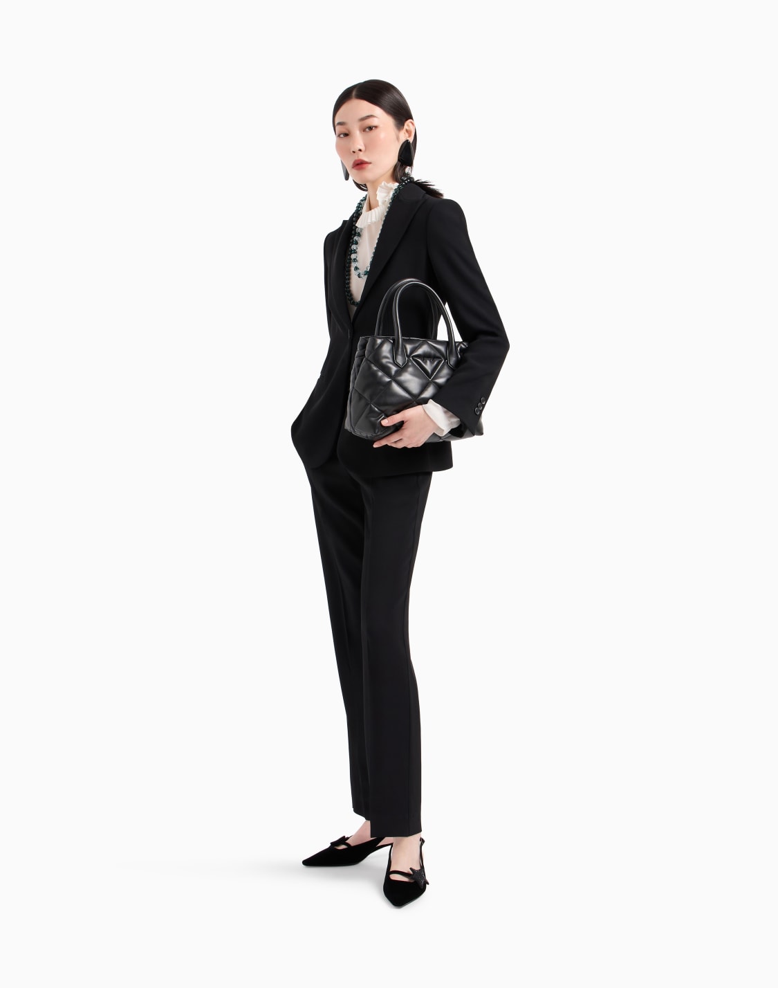 icon-silk-double-georgette-blouse-with-pleats-at-the-neck-and-shoulders-white--emporio-armani