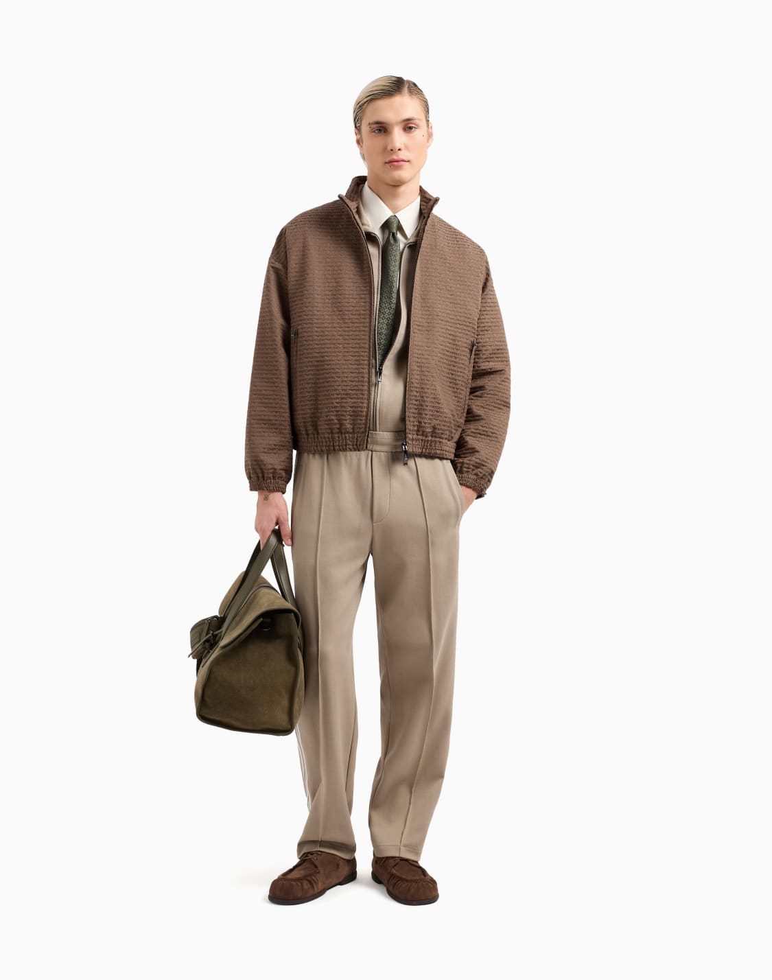 camicia-in-cotone-stretch-con-pattern-stampato-bianco--emporio-armani