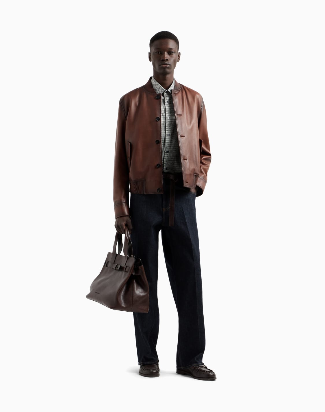 camicia-in-cotone-stretch-con-pattern-stampato-fantasia--emporio-armani