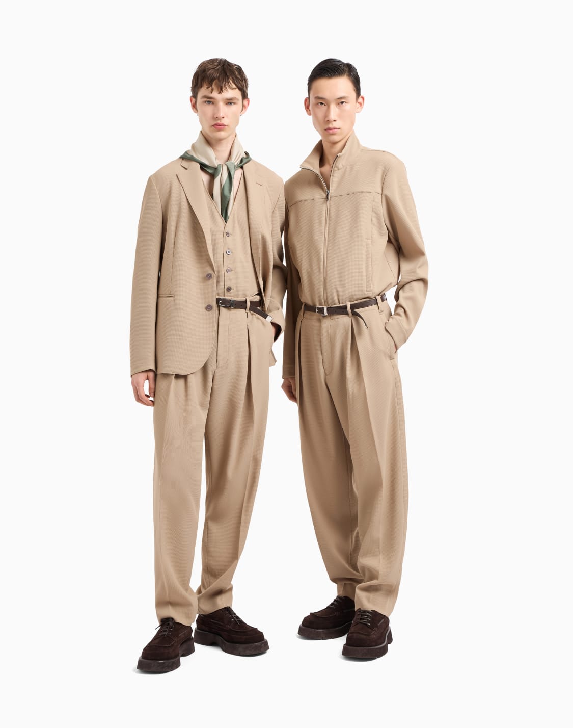 icon-piqu-effect-micro-textured-crpe-jersey-trousers-with-darts-beige--emporio-armani