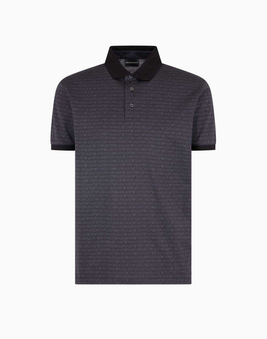 jersey-polo-shirt-with-all-over-jacquard-lettering-black--emporio-armani
