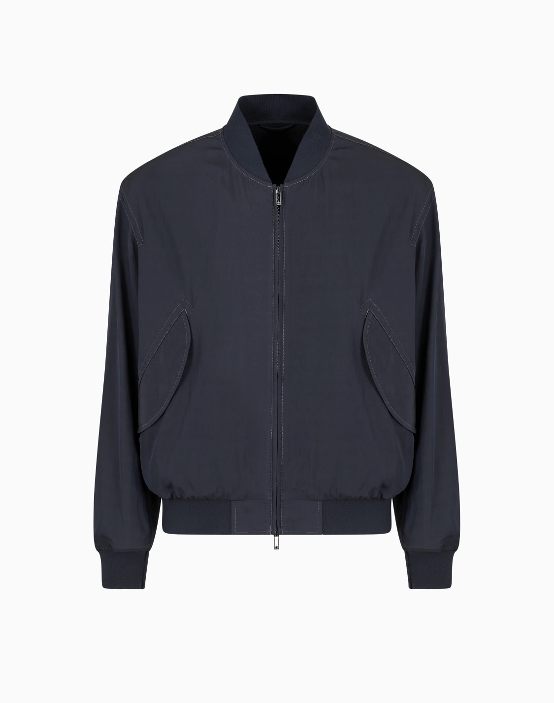 viscose-nylon-blouson-with-bomber-jacket-collar-navy-blue--emporio-armani
