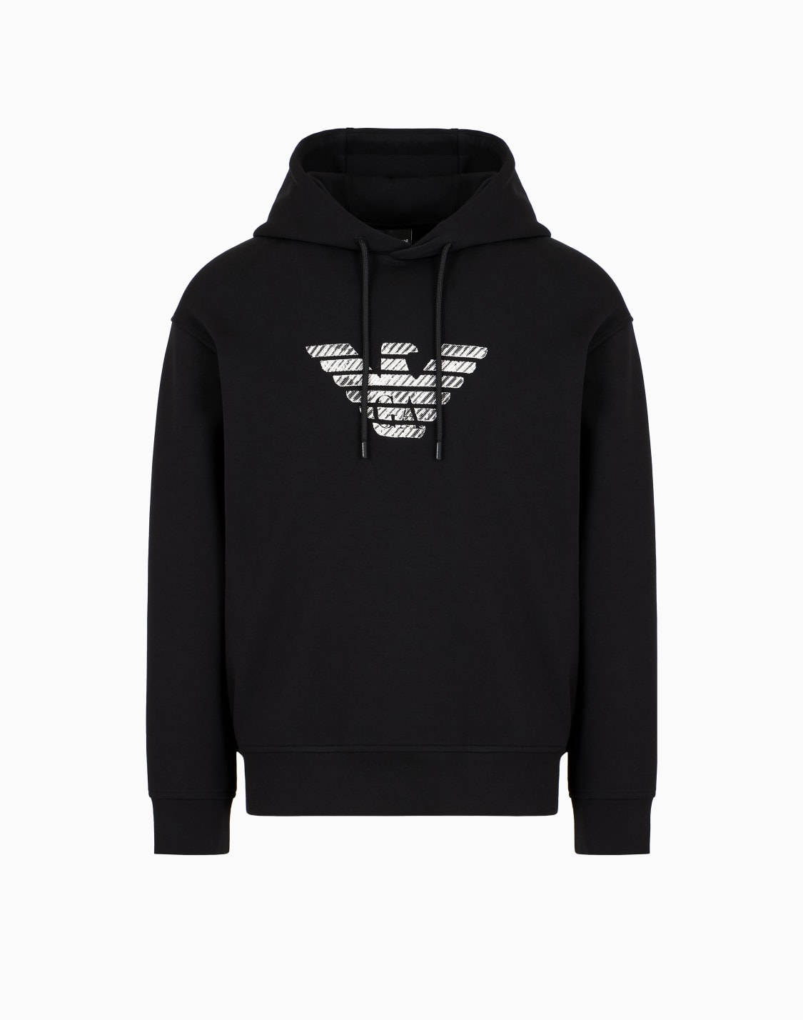 felpa-con-cappuccio-in-double-jersey-con-ricamo-striato-effetto-sfumato-asv-nero--emporio-armani