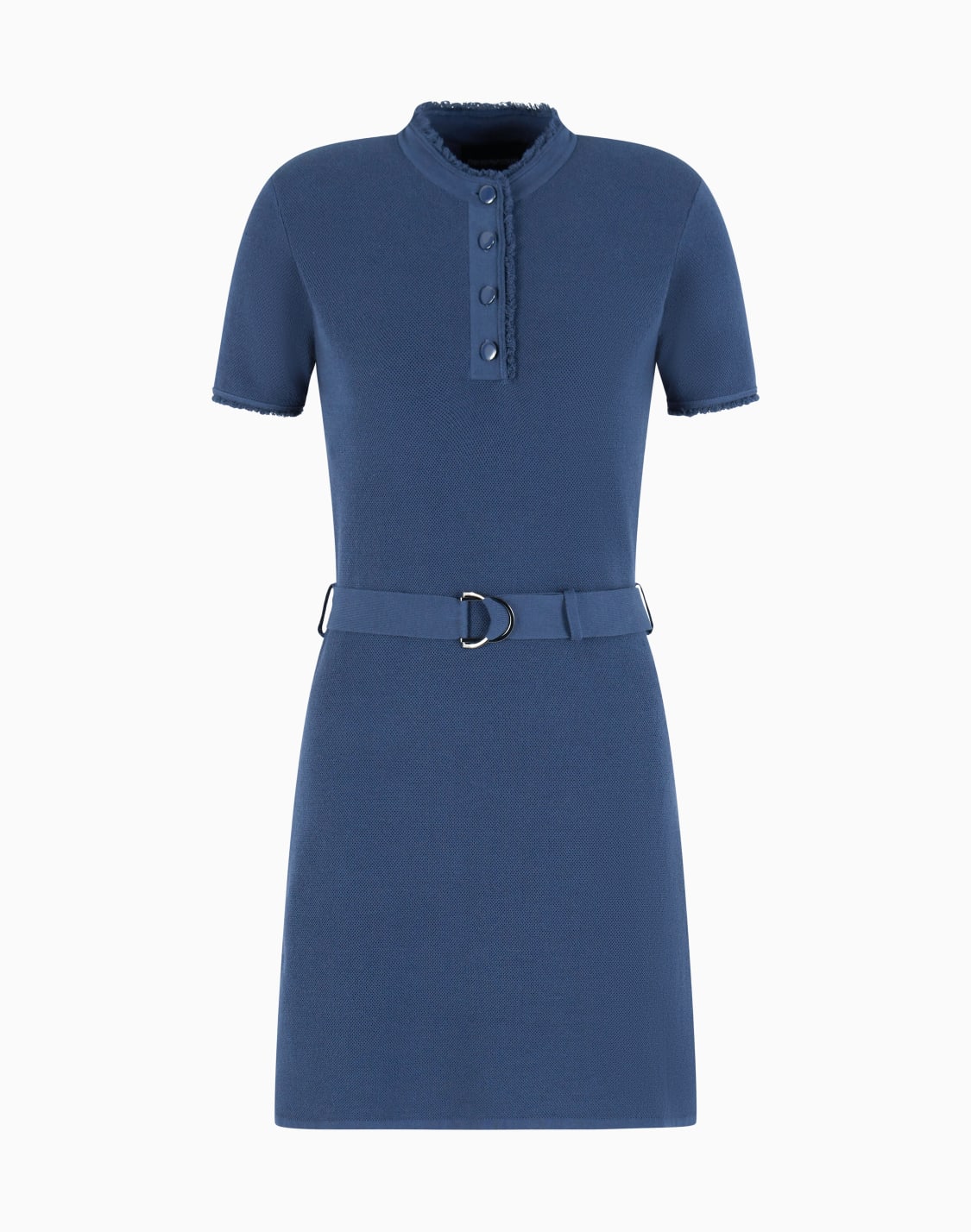 moss-stitch-effect-knit-dress-with-belt-blue--emporio-armani