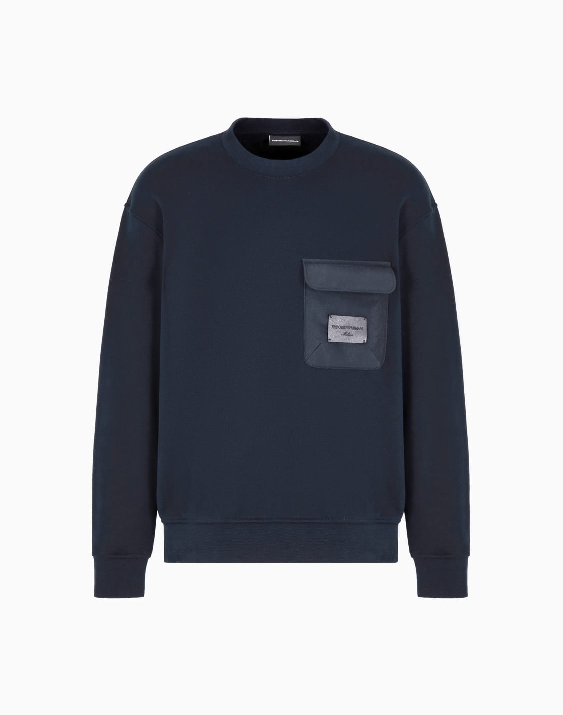 asv-french-terry-jersey-sweatshirt-with-padded-pocket-and-logo-patch-navy-blue--emporio-armani