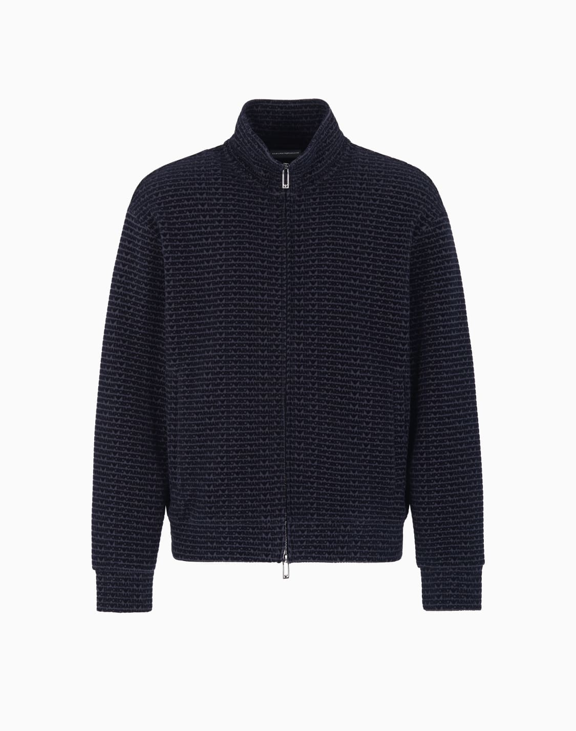 felpa-full-zip-in-jersey-con-lettering-flock-all-over-asv-blu--emporio-armani