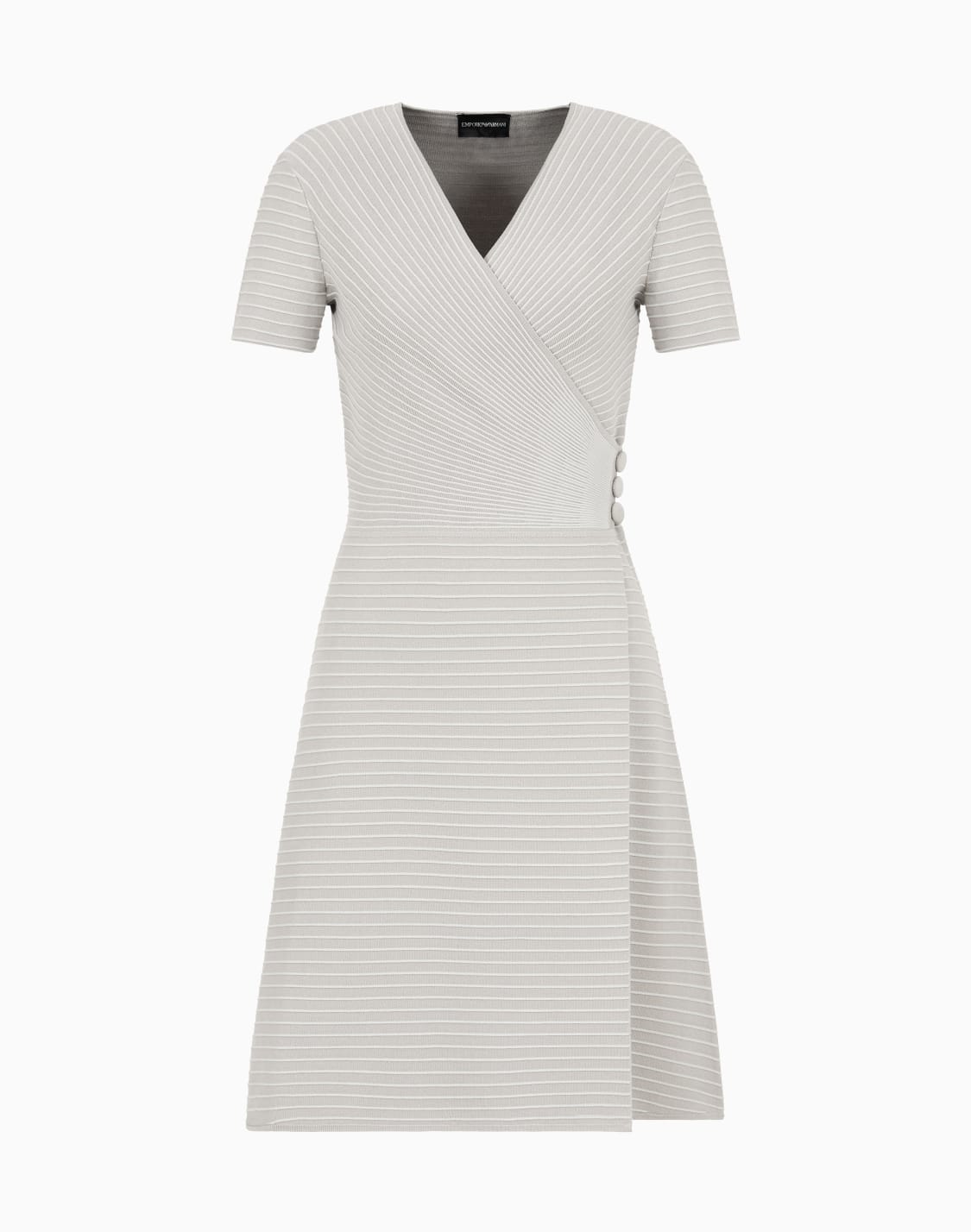 ottoman-fabric-cross-over-neckline-dress-grey--emporio-armani