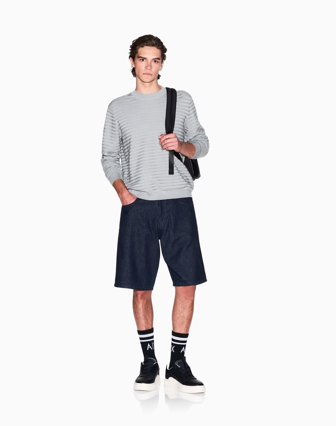 maglione-in-misto-viscosa-a-righe-grigio--armani-exchange