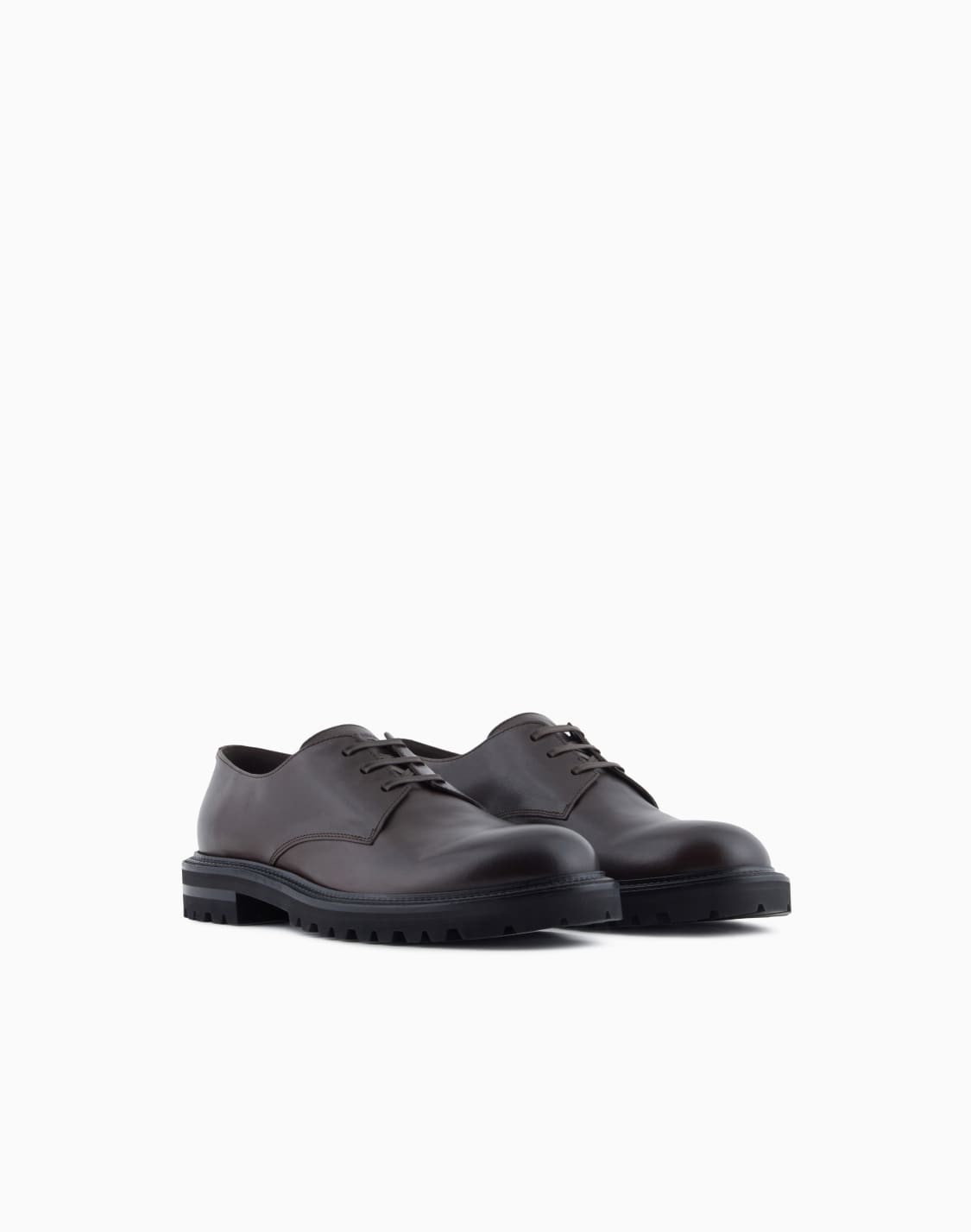 derbies-en-cuir-de-veau-nappa-marron--giorgio-armani
