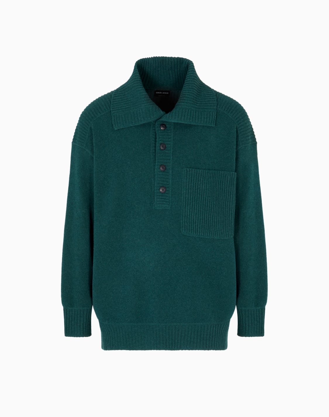 oberteil-mit-knpfen-gefertigt-aus-schurwolle-und-kaschmir-grn--giorgio-armani