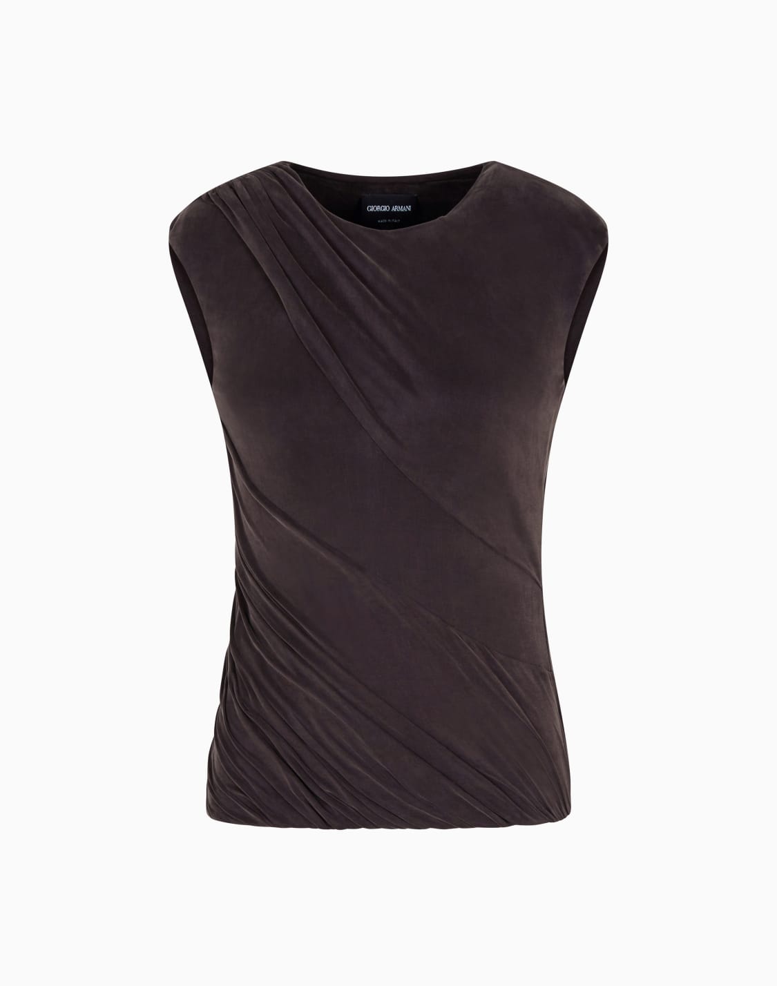cupro-jersey-top-brown--giorgio-armani