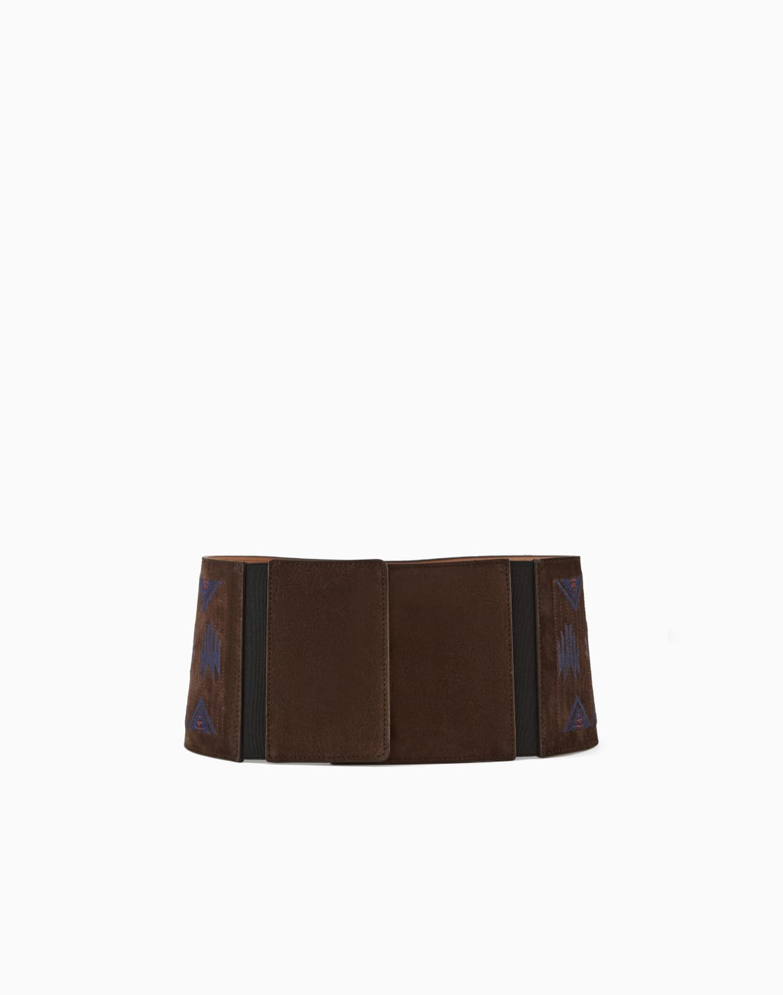 breiter-grtel-aus-besticktem-wildleder-mehrfarbig--giorgio-armani