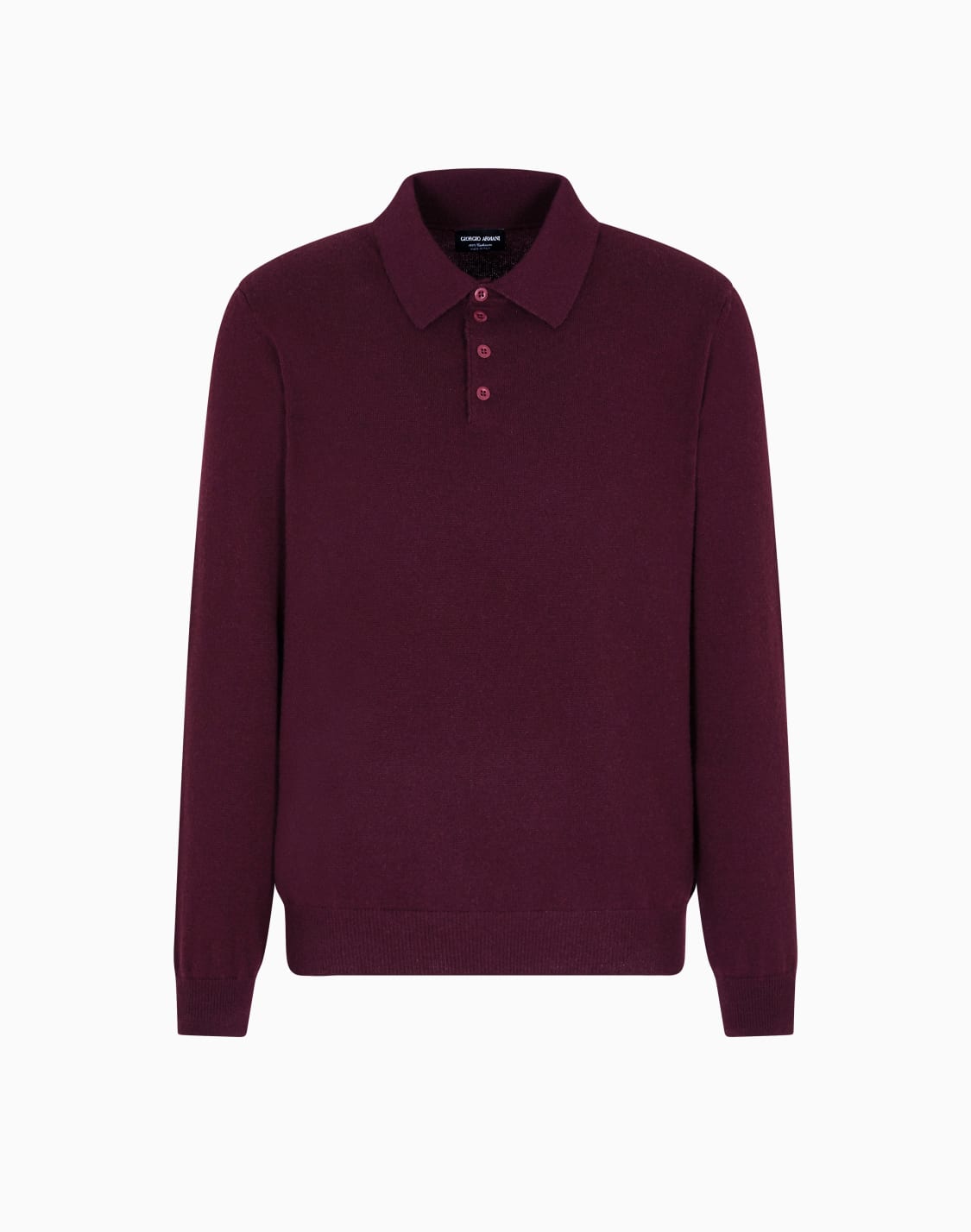 long-sleeved-cashmere-polo-shirt-burgundy--giorgio-armani