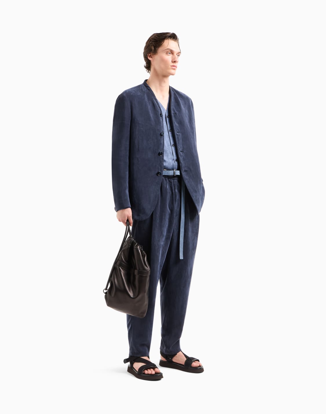 shirt-in-printed-silk-twill-light-blue--giorgio-armani