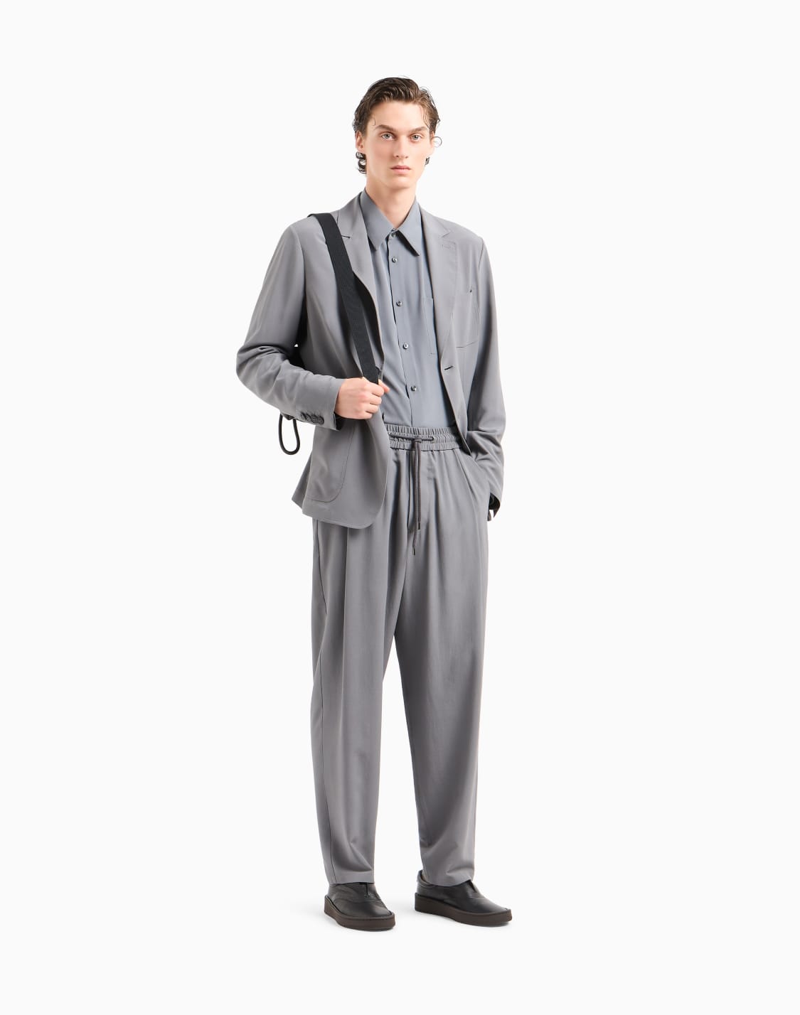 ノタックパンツ-シルククレプ---giorgio-armani