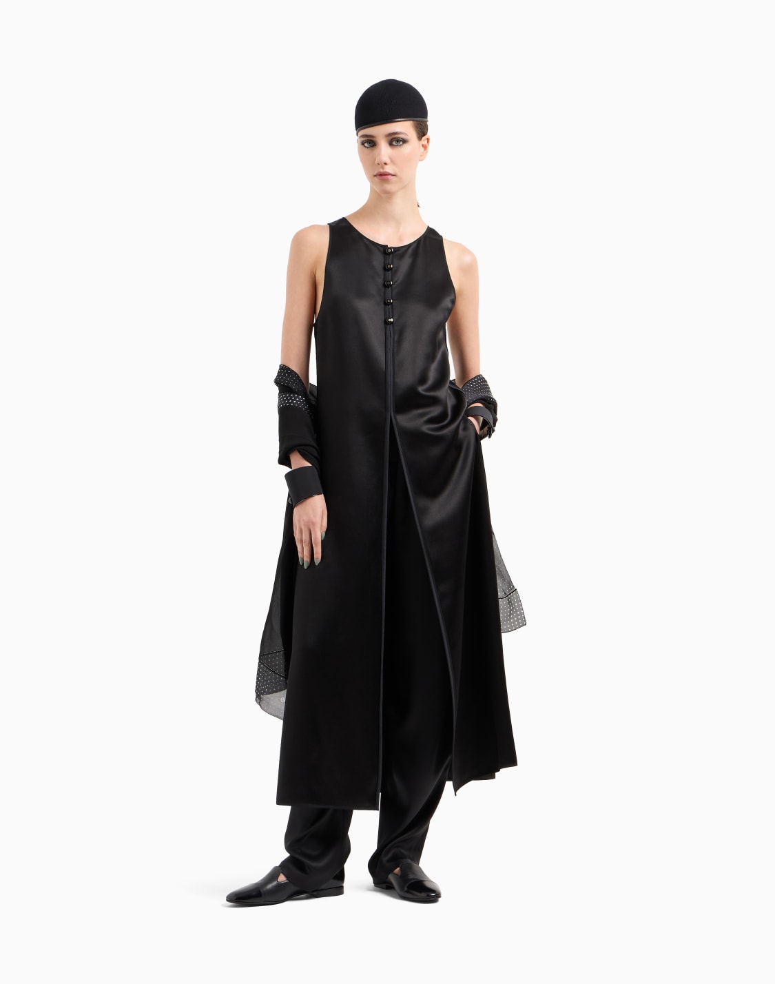 tussah-silk-satin-long-gilet-black--giorgio-armani