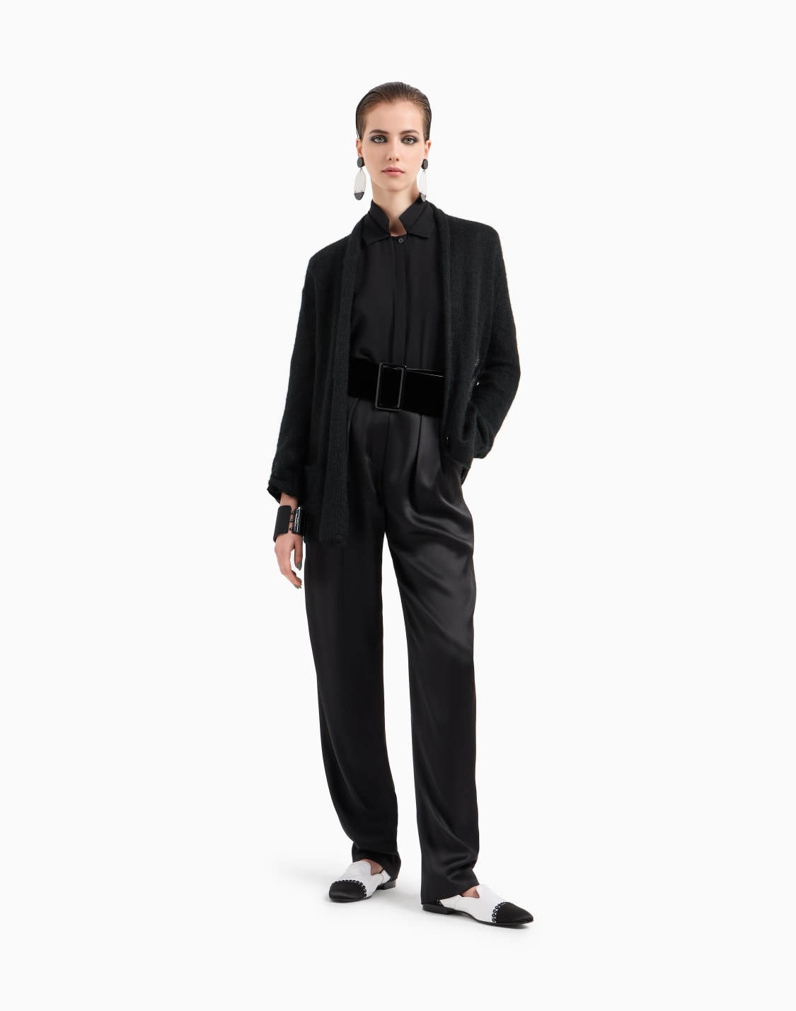 mohair-wool-blend-top-and-double-breasted-cardigan-twinset-black--giorgio-armani