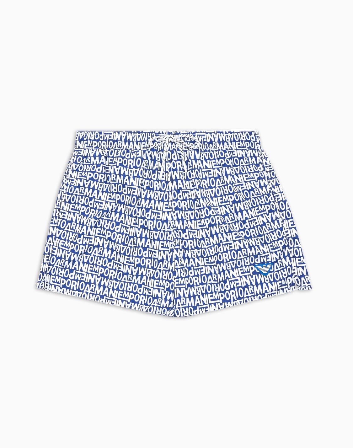 オンライン限定スイミングパンツ-オルオバスモルロゴ-ブル--emporio-armani