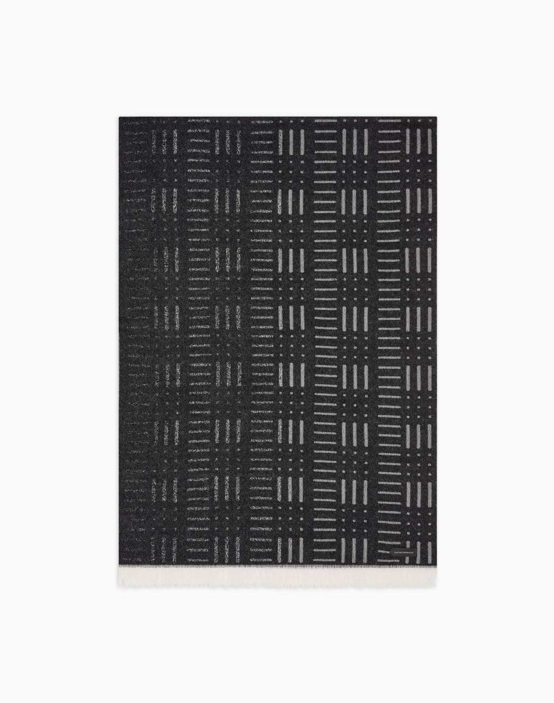 wool-scarf-with-geometric-jacquard-motif-black--emporio-armani