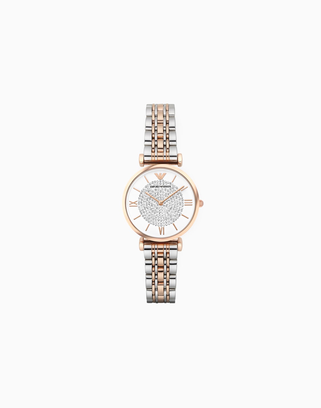womens-two-hand-two-tone-stainless-steel-watch-multicoloured--emporio-armani