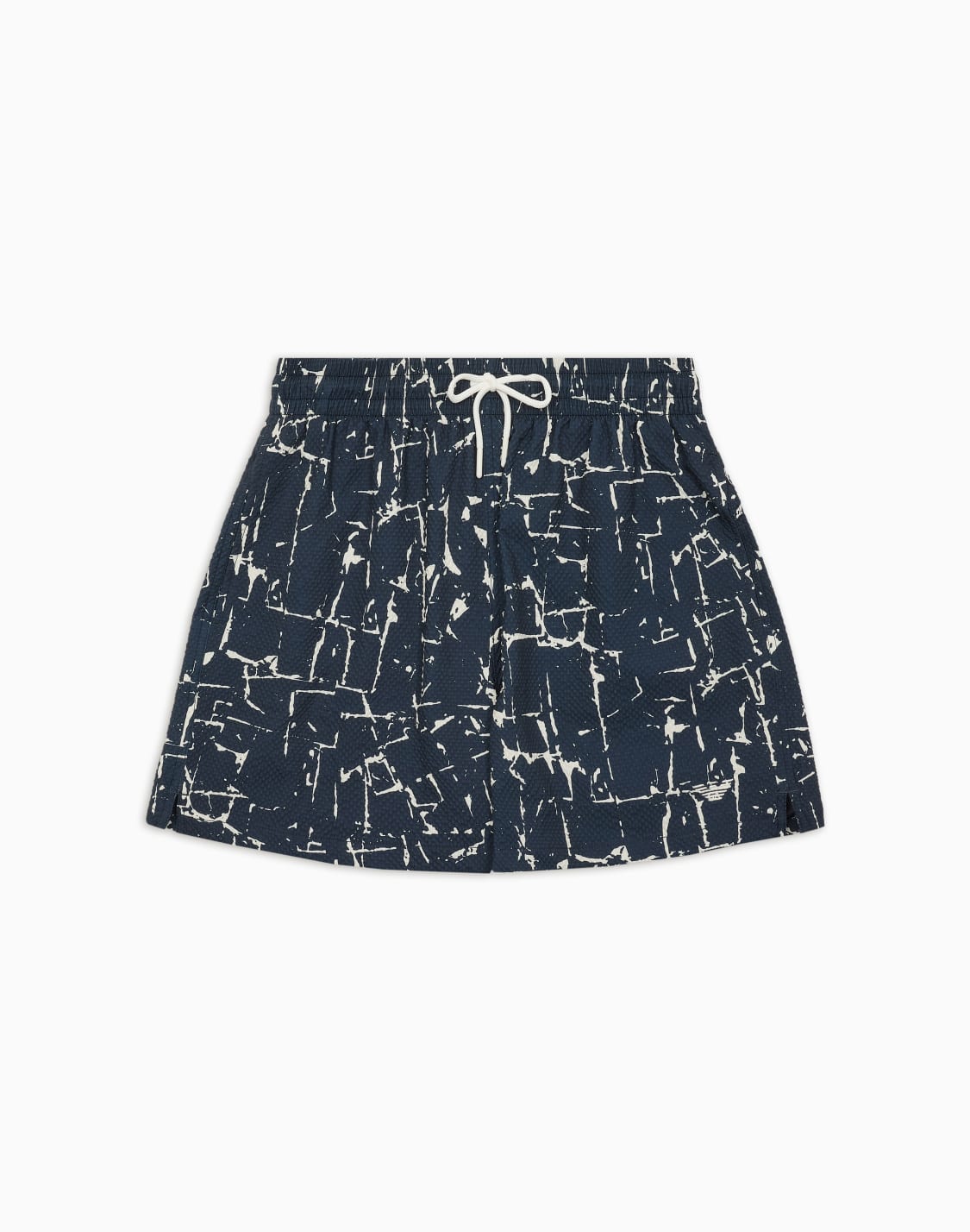 スイミングパンツ-アブストラクトパタン-ネイビブル--emporio-armani