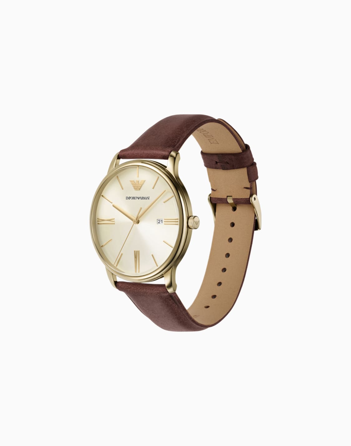 -three-hand-date-brown-leather-watch-multicoloured--emporio-armani