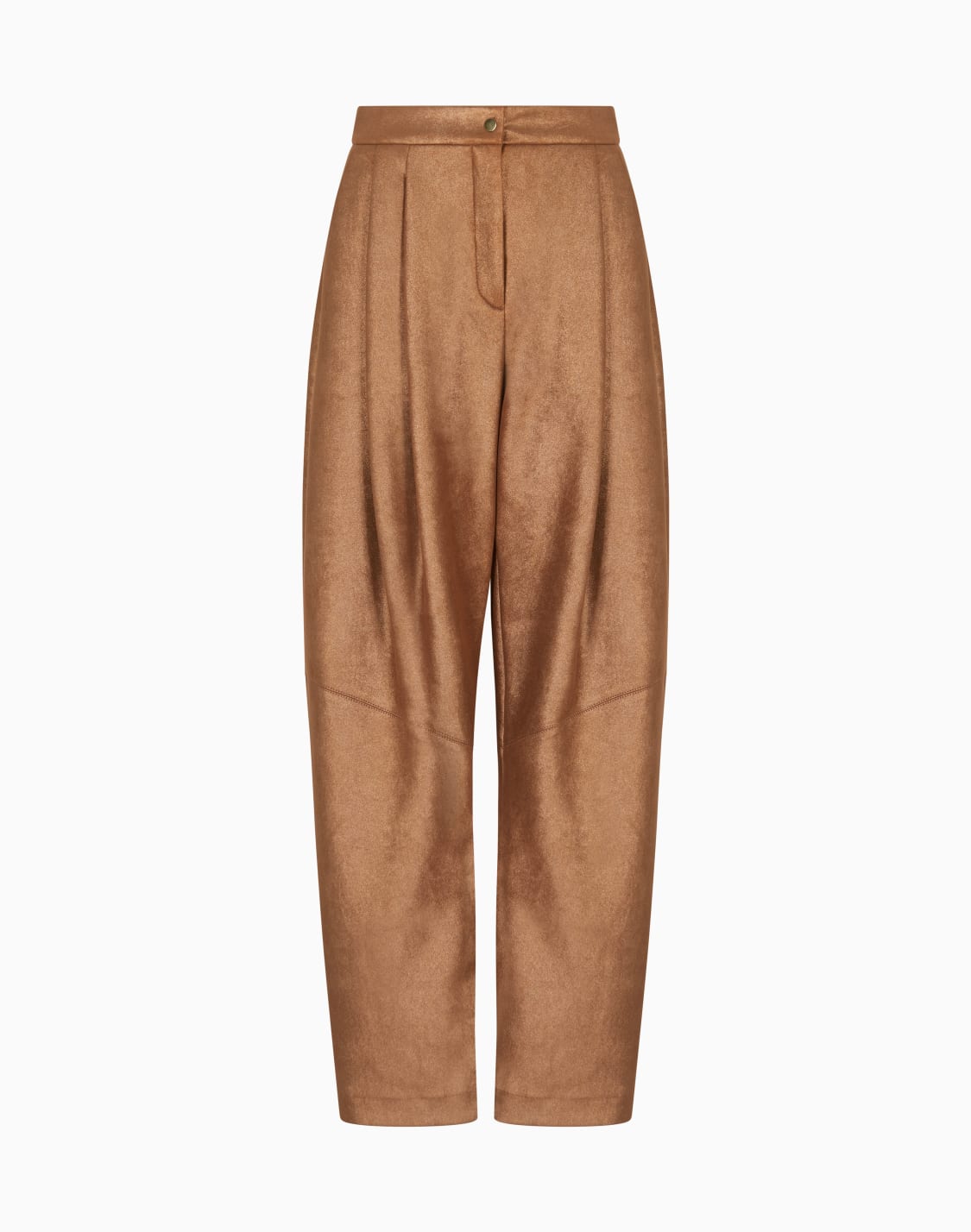 pantalon-une-pince-en-jersey-double-marron--giorgio-armani