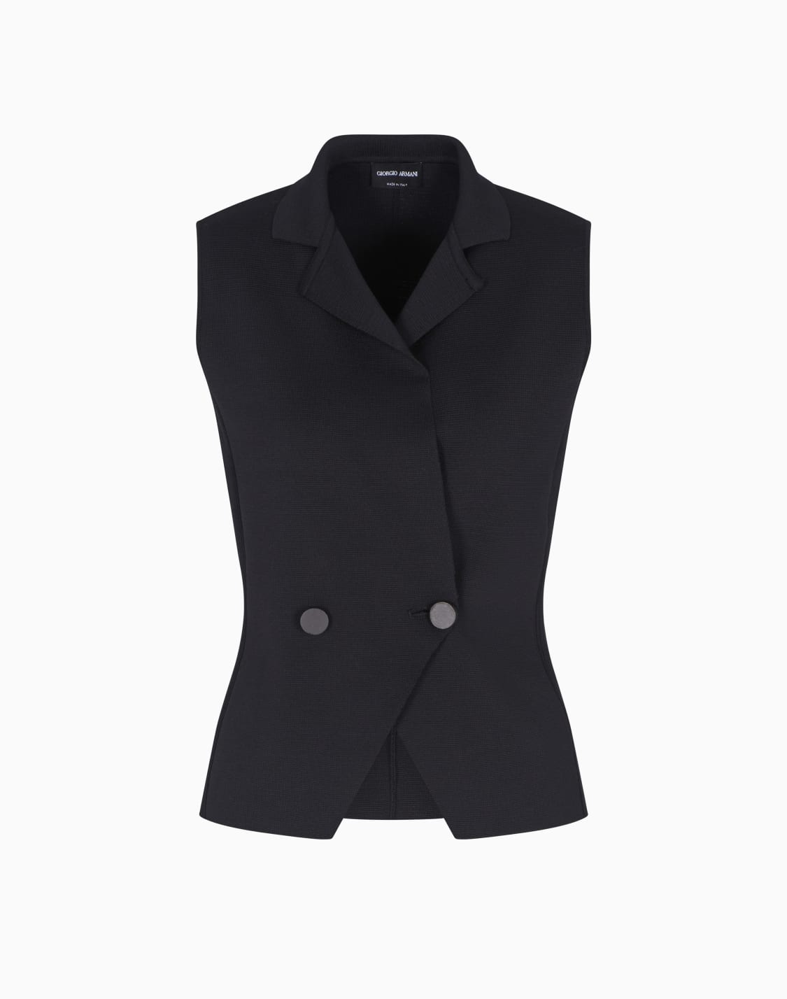 silk-knit-double-breasted-gilet-black--giorgio-armani