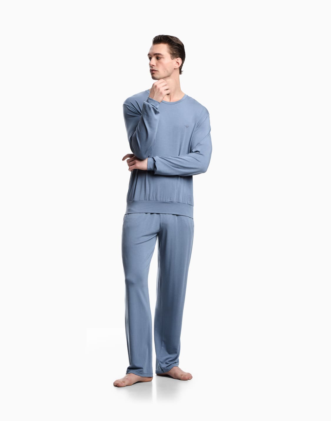 tech-wool-lyocell-blend-pyjamas-light-blue--emporio-armani