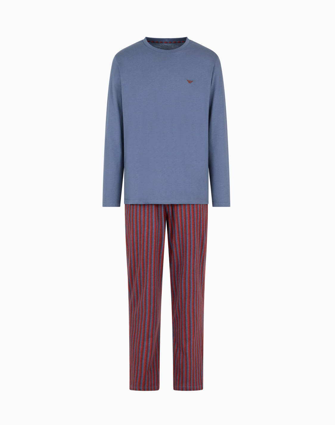 pigiama-con-pattern-mix-blu--emporio-armani