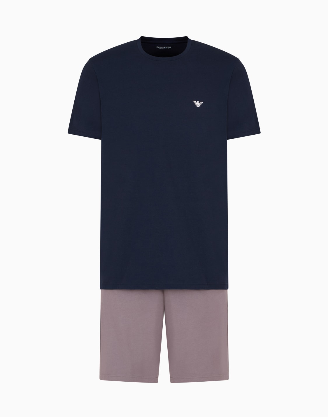 asv-エンデュランス-パジャマ-オガニックジャジ-バミュダパンツタイプ-ブル--emporio-armani