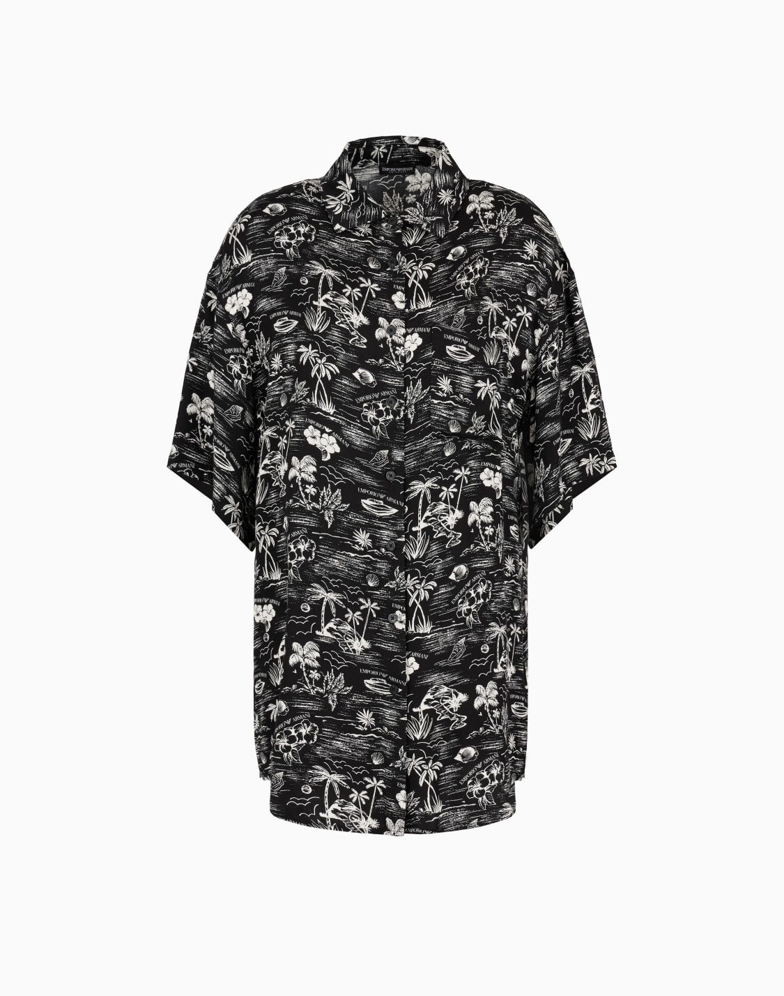 beachwear-shirt-dress-with-an-all-over-print-black--emporio-armani