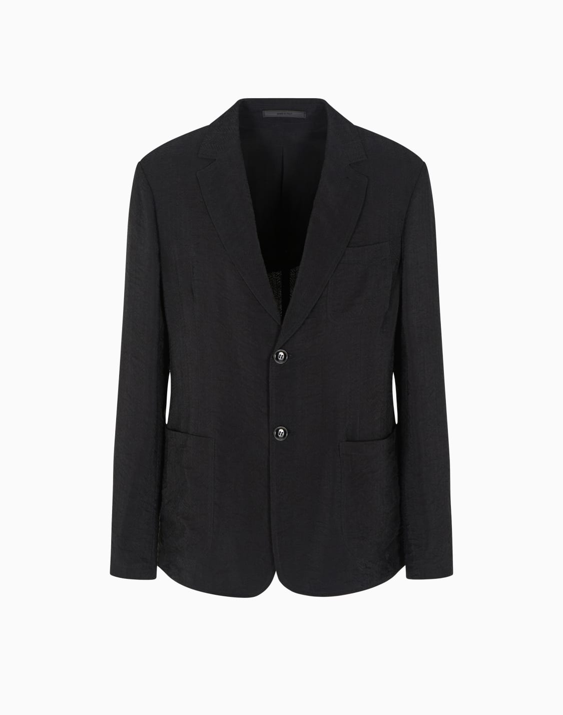 single-breasted-jacket-in-jacquard-cupro-black--giorgio-armani