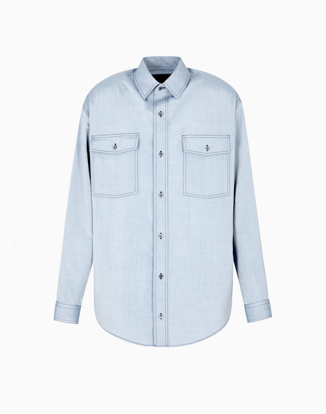Cromoncent Set Camicia E Cravatta Uomo - Maniche Lunghe Con Fazzoletto (Grigio Scuro, Small)
