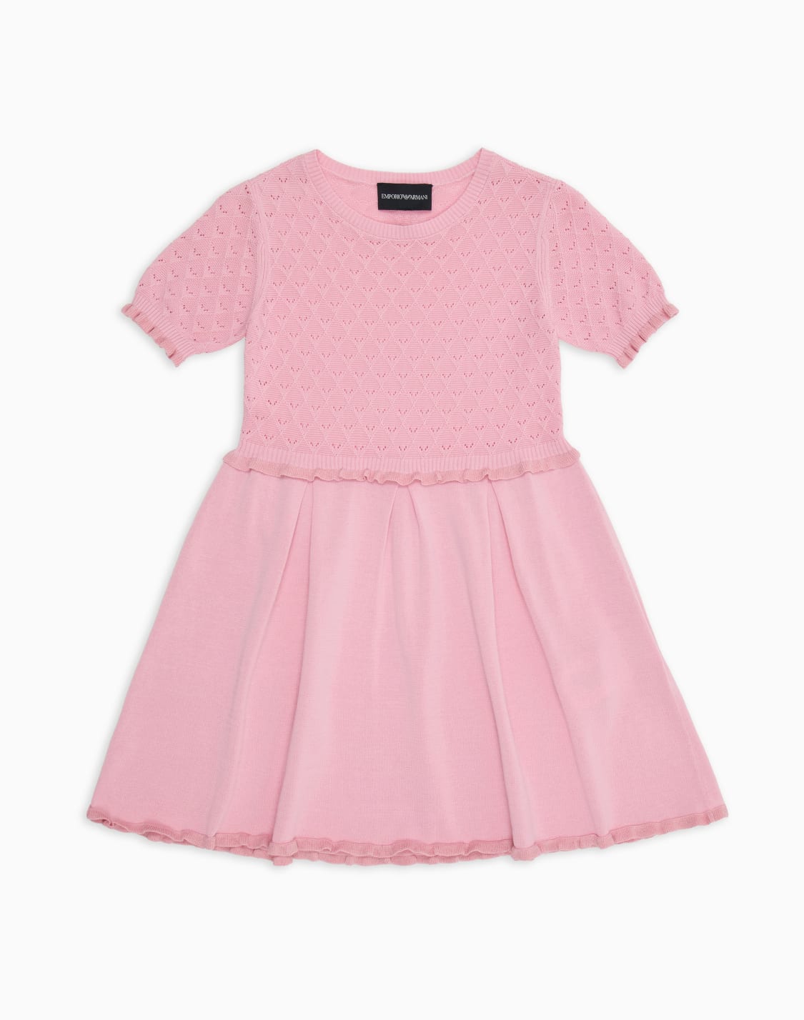 special-occasion-knit-dress-with-openwork-motif-pink--emporio-armani