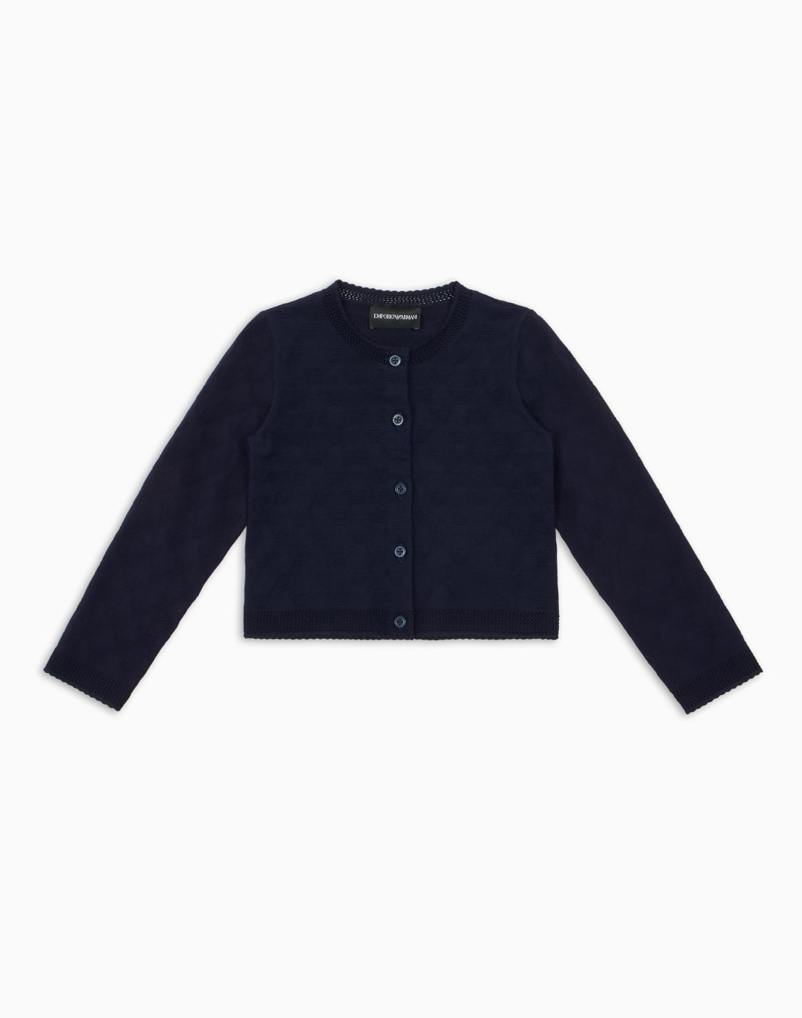 cardigan-in-all-over-eagle-jacquard-knit-navy_blue--emporio-armani