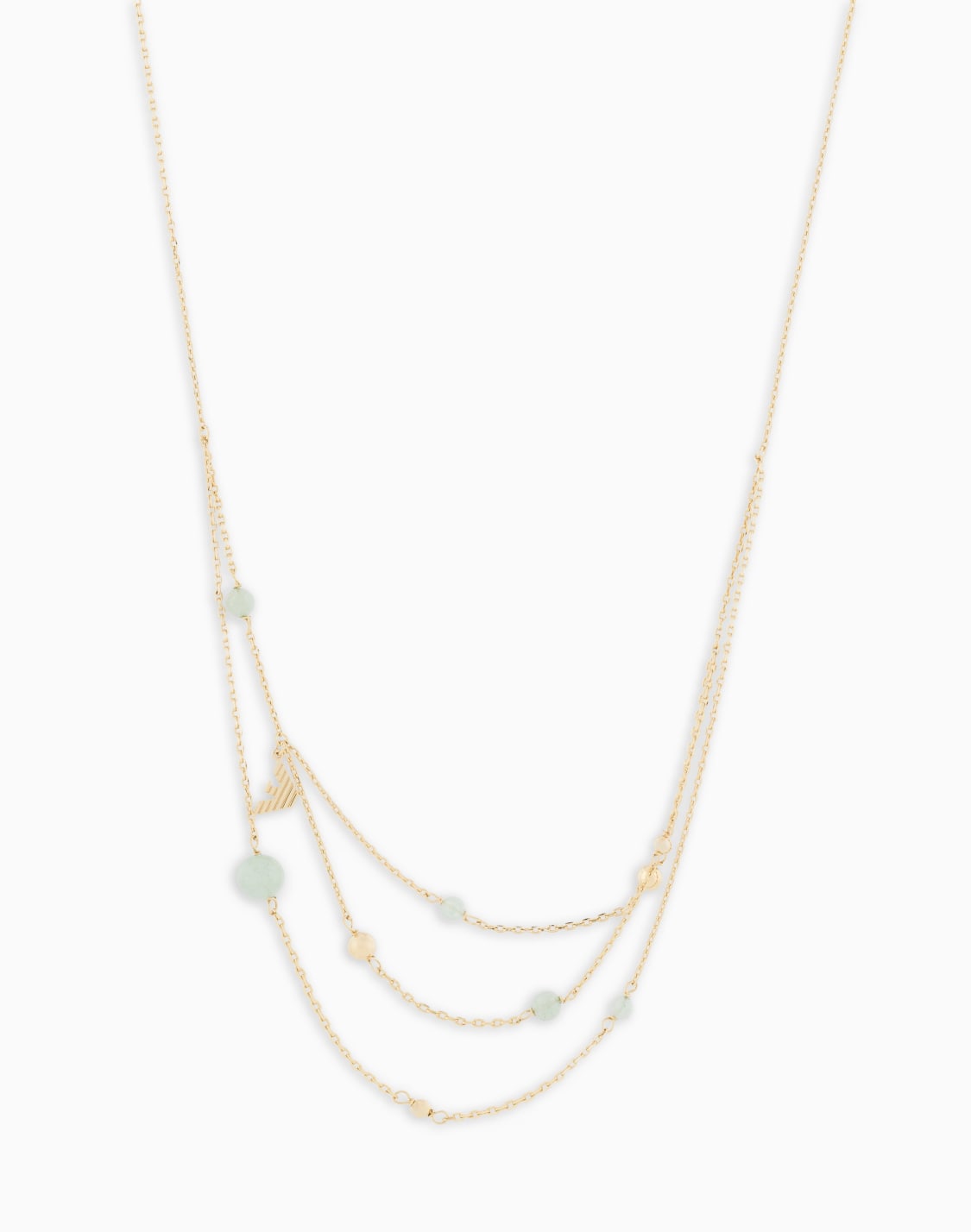 mehrlagige-kette-in-gold-mit-grnem-aventurin-mehrfarbig--emporio-armani
