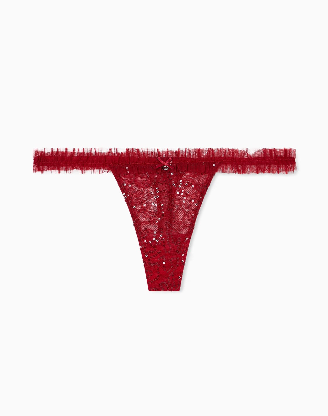 sequins-lace-thong-red--emporio-armani