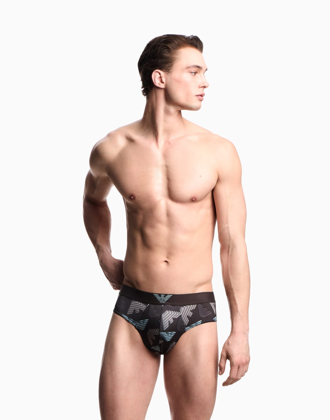slip-in-microfibra-riciclata-stampa-all-over-asv-marrone--emporio-armani