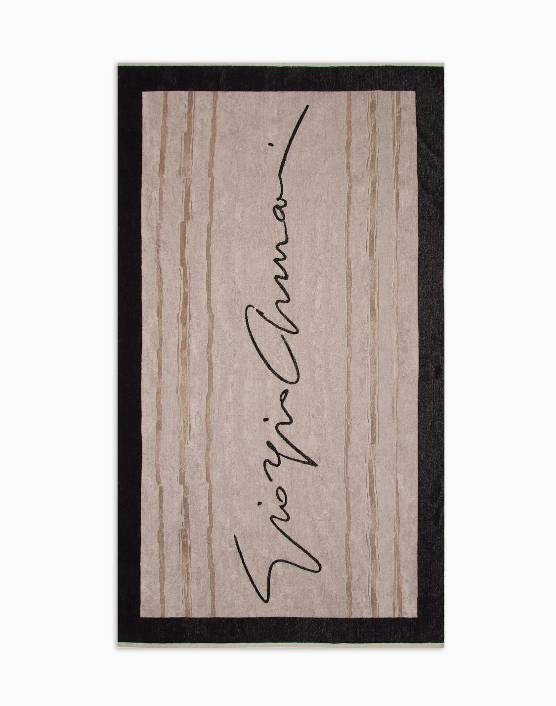 telo-mare-in-cotone-jacquard-beige--giorgio-armani