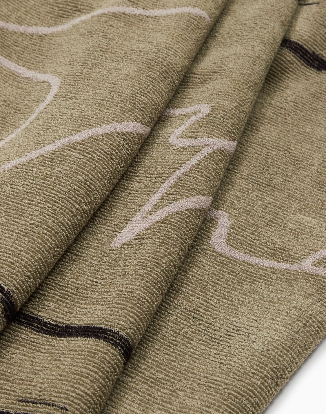 telo-mare-in-cotone-jacquard-verde--giorgio-armani