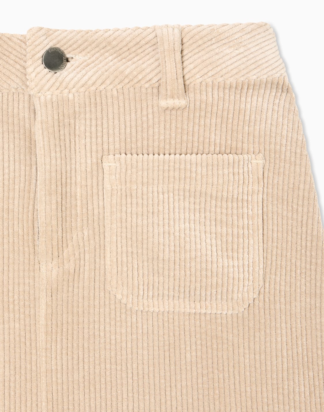 gonna-svasata-in-velluto-a-coste-marrone--emporio-armani