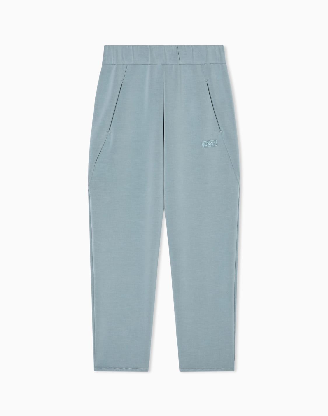 hose-mit-elastischem-bund-aus-cupro-hellblau--emporio-armani