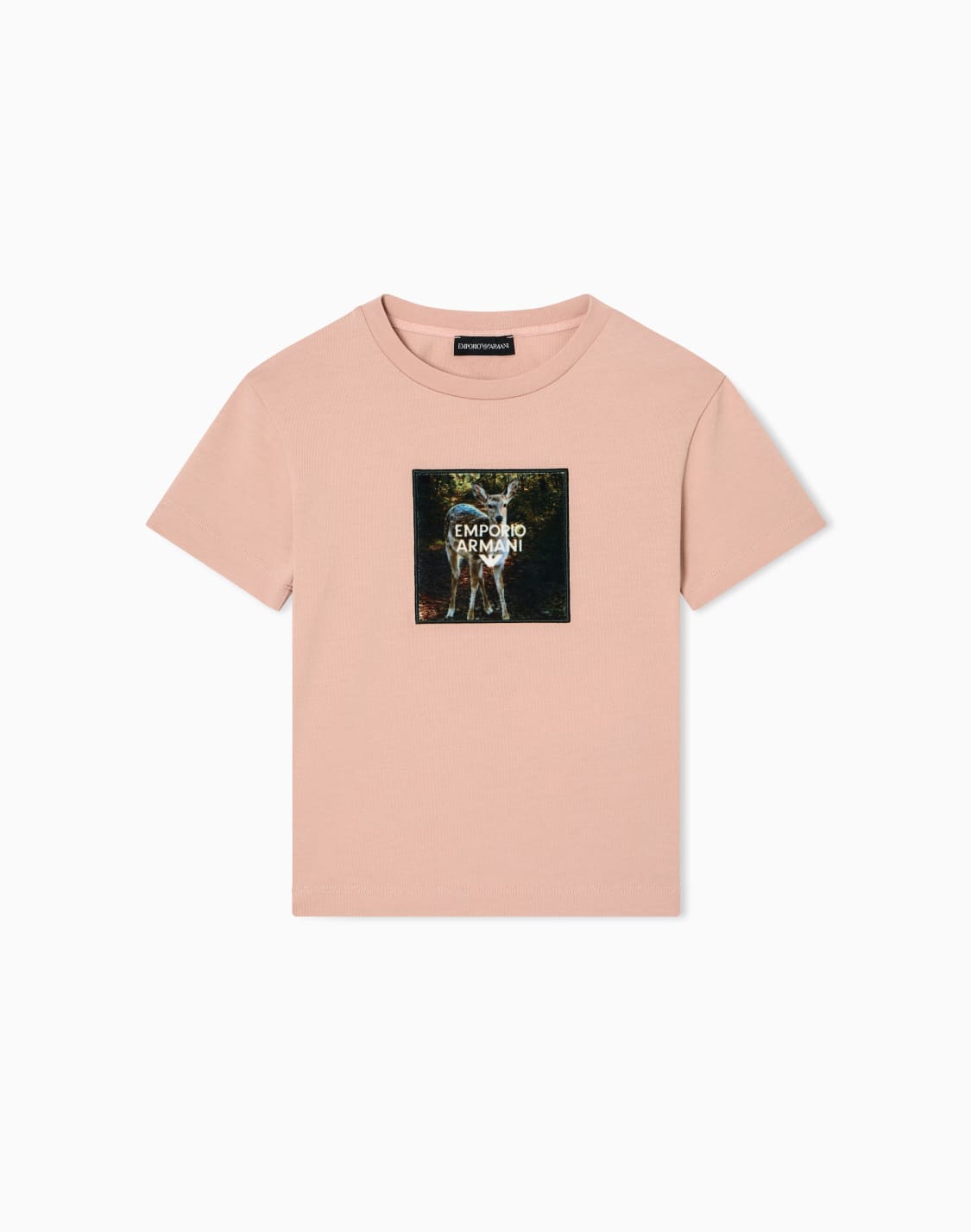 deer-print-jersey-t-shirt-pink--emporio-armani