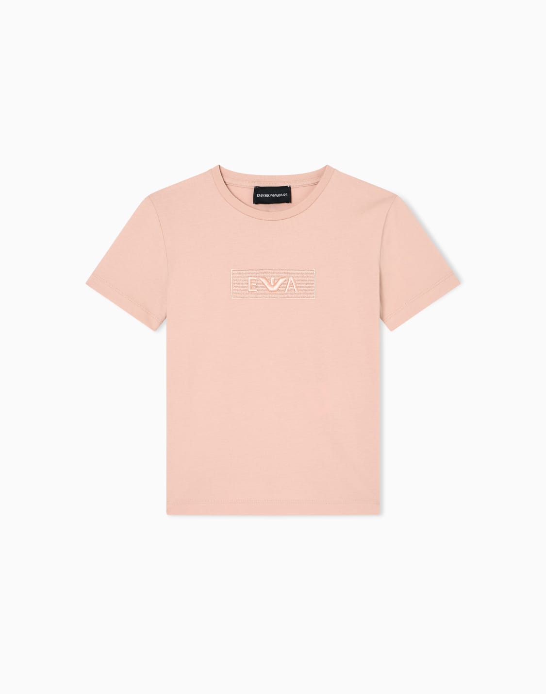 자수-ea-패치-디테일-저지-티셔츠-핑크--emporio-armani