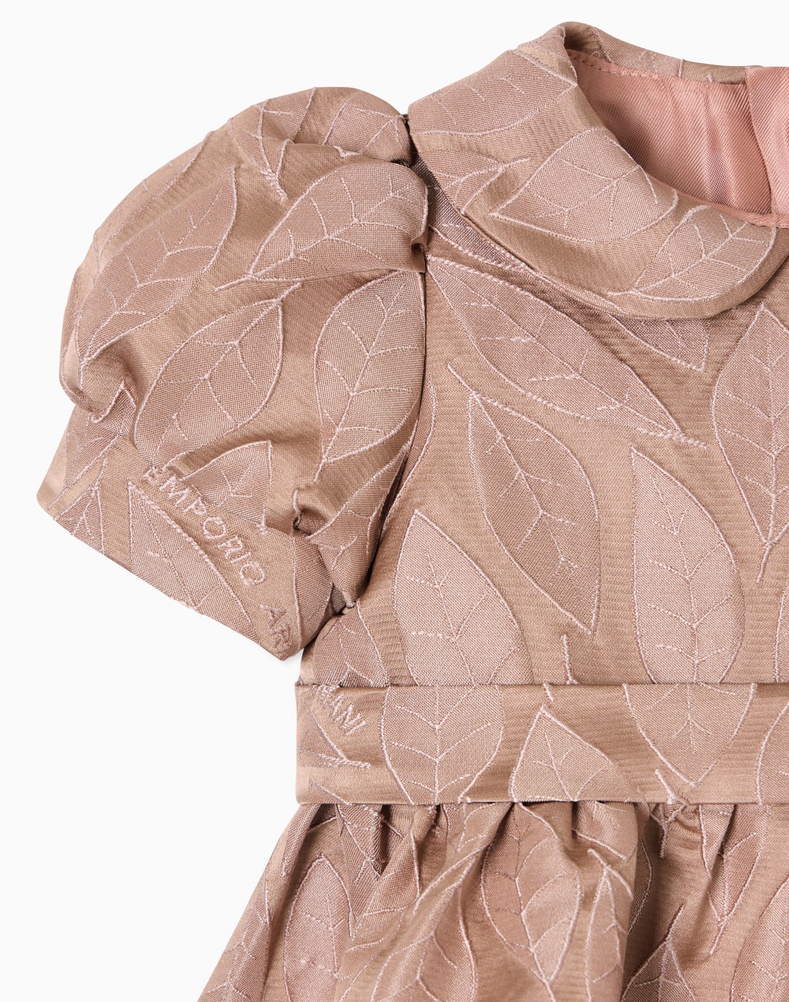 leaf-design-jacquard-dress-with-puff-sleeves-pink--emporio-armani