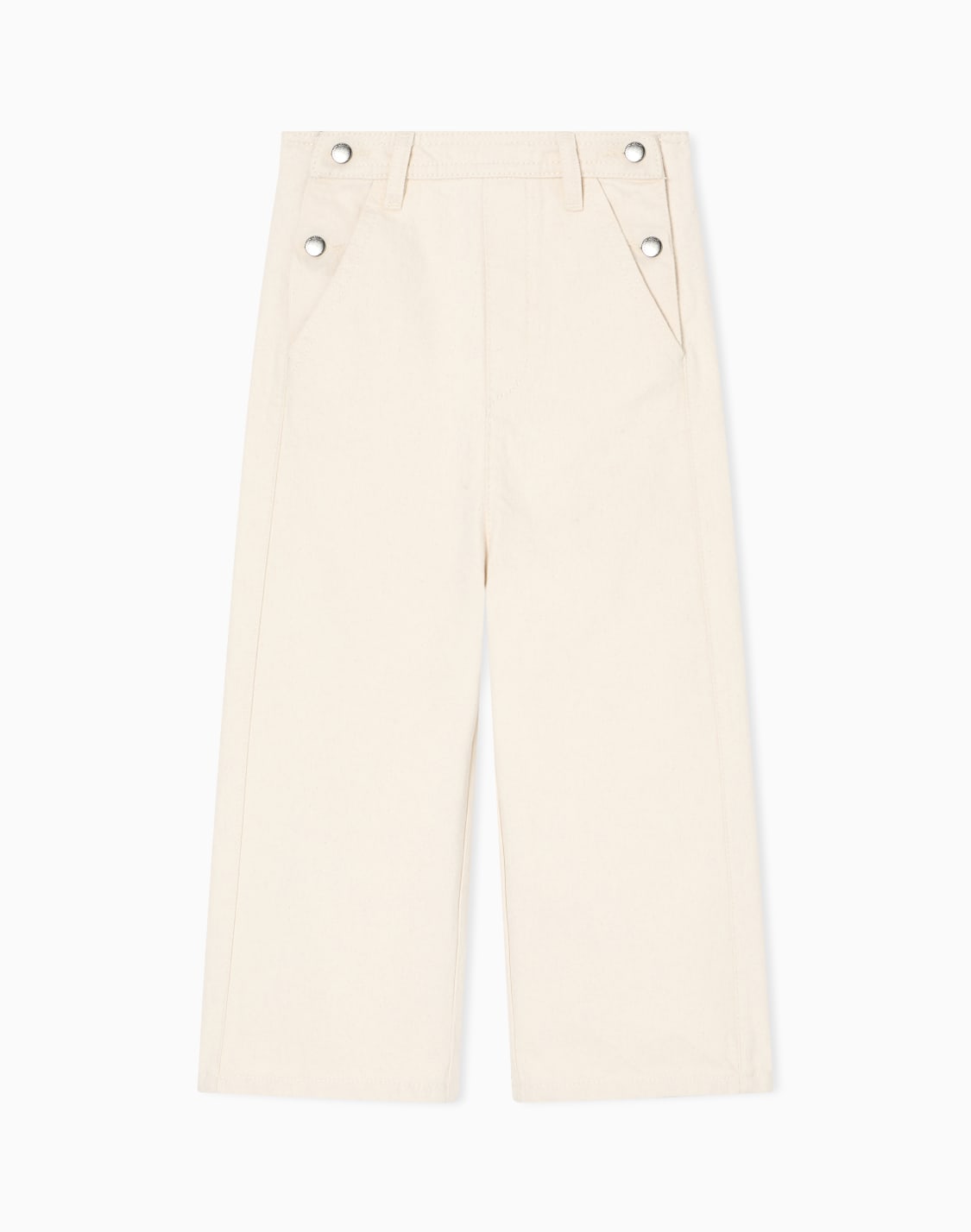 pantaloni-comfort-wide-leg-in-twill-bianco--emporio-armani