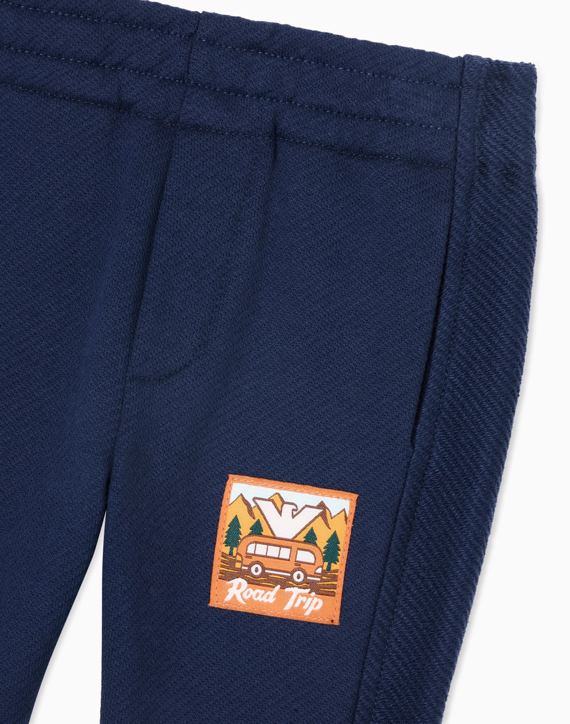 pantalon-de-jogging-asv-en-jersey-interlock-biologique-manga-bear-crew-bleu--emporio-armani
